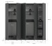 Kleiderschrank >Kopenhagen< in Anthrazit - 200x181x52cm (BxHxT)
