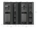 Kleiderschrank >Kopenhagen< in Anthrazit - 240x181x52cm (BxHxT)