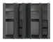 Kleiderschrank >Kopenhagen< in Anthrazit - 240x181x52cm (BxHxT)