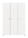 Kleiderschrank >Darwin< in Weiß - 120x176x51cm (BxHxT)