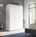 Kleiderschrank >Darwin< in Weiß - 120x176x51cm (BxHxT)