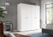 Kleiderschrank >Darwin< in Weiß - 160x176x51cm (BxHxT)