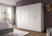 Kleiderschrank >Darwin< in Weiß - 200x176x51cm (BxHxT)