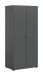 Kleiderschrank >Darwin< in Anthrazit - 80x176x51cm (BxHxT)