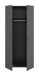 Kleiderschrank >Darwin< in Anthrazit - 80x176x51cm (BxHxT)