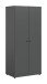 Kleiderschrank >Darwin< in Anthrazit - 80x176x51cm (BxHxT)