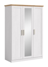 Kleiderschrank >Florenz< in Sibiu Lärche, Spannplatte - 124x184x54cm (BxHxT)