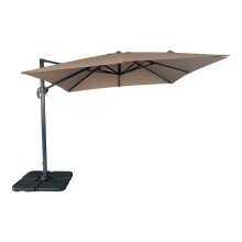 Sonnenschirm >Baza< in Beige, Aluminium, Polyester...