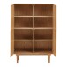 Highboard >Darwin< in Natürlich, MDF, Eiche - 100x140x40cm (BxHxT)