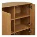 Highboard >Darwin< in Natürlich, MDF, Eiche - 100x140x40cm (BxHxT)