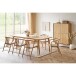 Highboard >Darwin< in Natürlich, MDF, Eiche - 100x140x40cm (BxHxT)