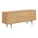 Lowboard >Darwin< in naturfarben, MDF, Eiche - 180x75x45cm (BxHxT)