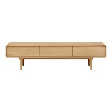 Lowboard >Darwin< in naturfarben, MDF, Eiche -...