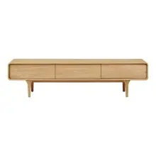 Lowboard >Darwin< in naturfarben, MDF, Eiche -...