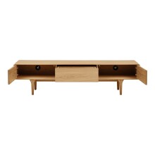 Lowboard >Darwin< in naturfarben, MDF, Eiche - 180x45x45cm (BxHxT)