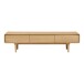 Lowboard >Darwin< in naturfarben, MDF, Eiche - 180x45x45cm (BxHxT)