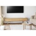 Lowboard >Darwin< in naturfarben, MDF, Eiche - 180x45x45cm (BxHxT)