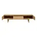 Lowboard >Darwin< in naturfarben, MDF, Eiche - 180x45x45cm (BxHxT)