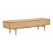 Lowboard >Darwin< in naturfarben, MDF, Eiche - 180x45x45cm (BxHxT)