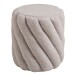 Pouf >Sana< in Grau, Bezugsstoff - 38x40x38cm (BxHxT)