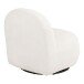 Drehsessel >Milo< in weiss, Bezugsstoff - 67x70x74cm (BxHxT)