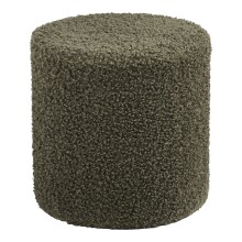 Pouf >Ejby< in Grün, Polyester - 34x36x34cm...