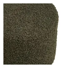 Pouf >Ejby< in Grün, Polyester - 34x36x34cm (BxHxT)