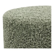Pouf >Ejby< in Grün, Polyester - 34x36x34cm (BxHxT)