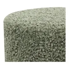 Pouf >Ejby< in Grün, Polyester - 34x36x34cm (BxHxT)