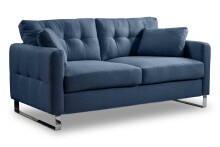 2-Sitzer >Hera< in dunkelblau, Flachgewebe - 175x92x94cm (BxHxT)