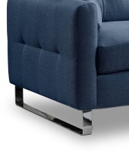 2-Sitzer >Hera< in dunkelblau, Flachgewebe - 175x92x94cm (BxHxT)