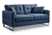 2-Sitzer >Hera< in dunkelblau, Flachgewebe - 175x92x94cm (BxHxT)