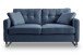 2-Sitzer >Hera< in dunkelblau, Flachgewebe - 175x92x94cm (BxHxT)