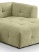 Ecksofa >Tenso< in grün, Webstoff - 292x72x161cm (BxHxT)