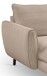 Ecksofa >Toronto< in beige, Kleincord - 202x87x361cm (BxHxT)