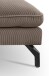 Ecksofa >Toronto< in braun-beige, Kleincord - 361x87x202cm (BxHxT)