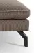 Ecksofa >Toronto< in braun-beige, Kleincord - 361x87x202cm (BxHxT)