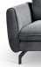 Ecksofa >Toronto< in grau, Webstoff - 259x87x165cm (BxHxT)