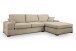 Ecksofa >Veda< in beige, Strukturstoff - 308x90x186cm (BxHxT)