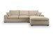 Ecksofa >Veda< in beige, Strukturstoff - 308x90x186cm (BxHxT)