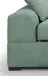 Ecksofa >Veda< in petrol, Strukturstoff - 308x90x186cm (BxHxT)