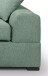 Ecksofa >Veda< in petrol, Strukturstoff - 308x90x186cm (BxHxT)