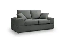 2-Sitzer >Veda< in grau, Strukturstoff -...