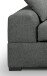 2-Sitzer >Veda< in grau, Strukturstoff - 182x90x93cm (BxHxT)