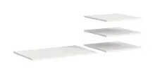 Einlegeboden >Oakland< in Weiß - 78x1,6x48cm...