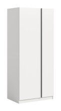 Kleiderschrank >Oakland< in Weiß - 80x183x53cm (BxHxT)
