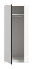 Kleiderschrank >Oakland< in Weiß - 80x183x53cm (BxHxT)