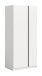 Kleiderschrank >Oakland< in Weiß - 80x183x53cm (BxHxT)