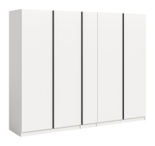 Kleiderschrank >Oakland< in Weiß - 230x183x53cm (BxHxT)