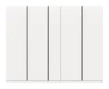 Kleiderschrank >Oakland< in Weiß - 230x183x53cm (BxHxT)